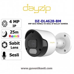 Dayzip DZ-DL4628-BM 4mp Gece Renkli ve Sesli Ip Bullet Kamera